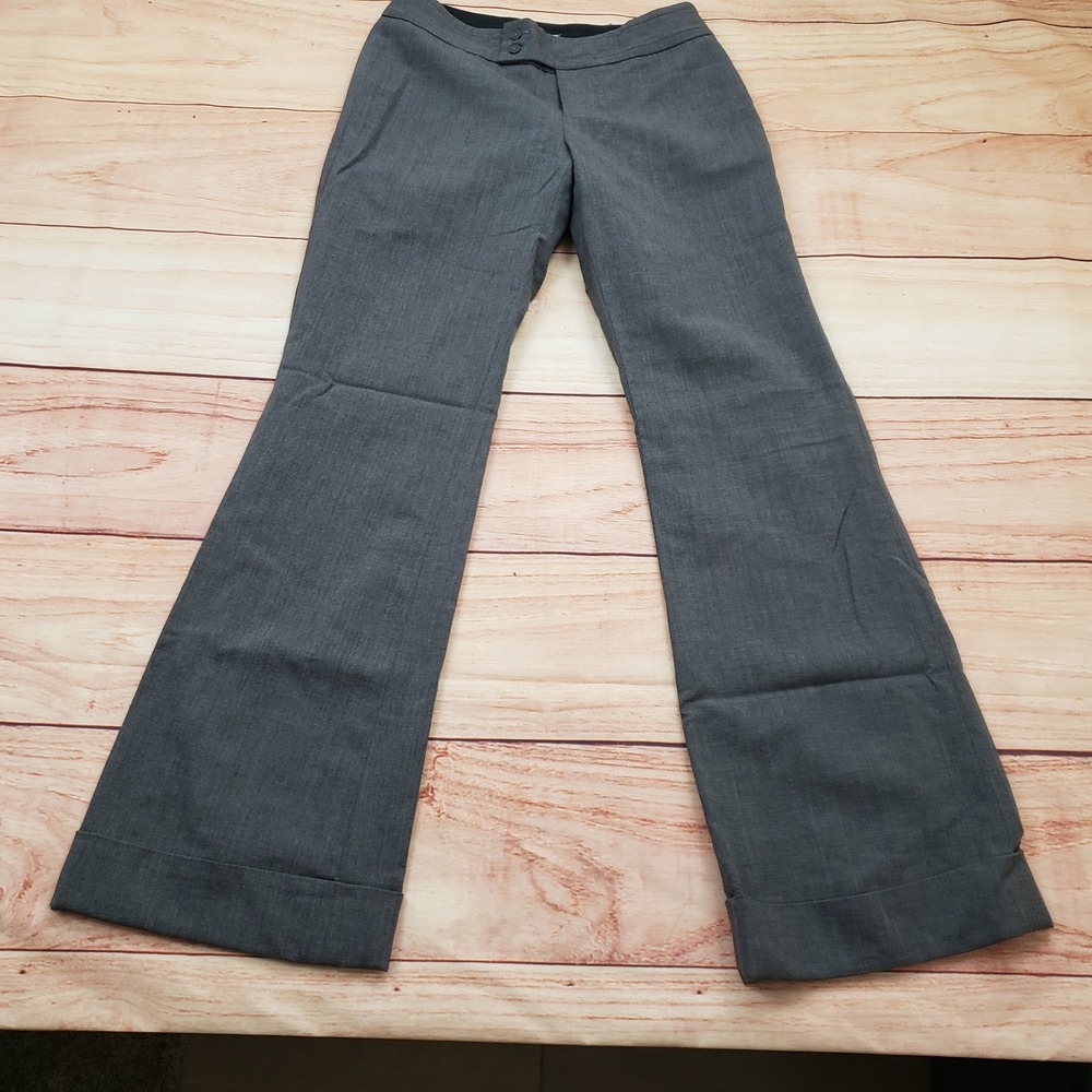 GAP Factory Store Dress Pants Womens 0 Wool Blend Stretch Career Wide Leg